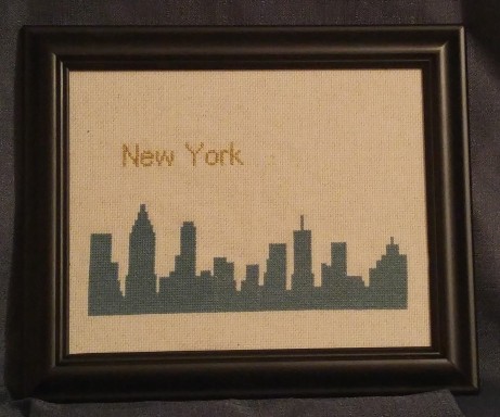 basic stitch | NYC Skyline Cross-Stitch